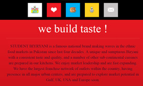 Student Fast Foods Australia HTML5 one page responsive Website